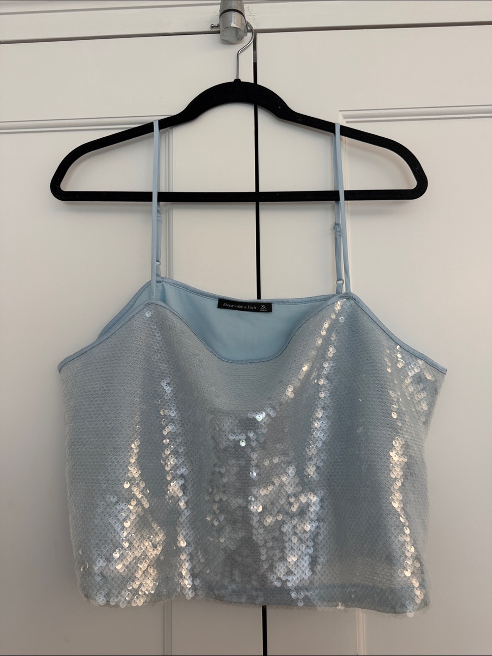 Abercrombie & Fitch Pale Blue Sequin Cami